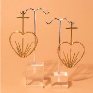 ISO Sacred Heart Earrings - While Odin Sleeps